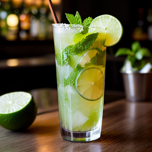 Locale Sports Bar İskele mojito kokteyli — taze nane ve lime