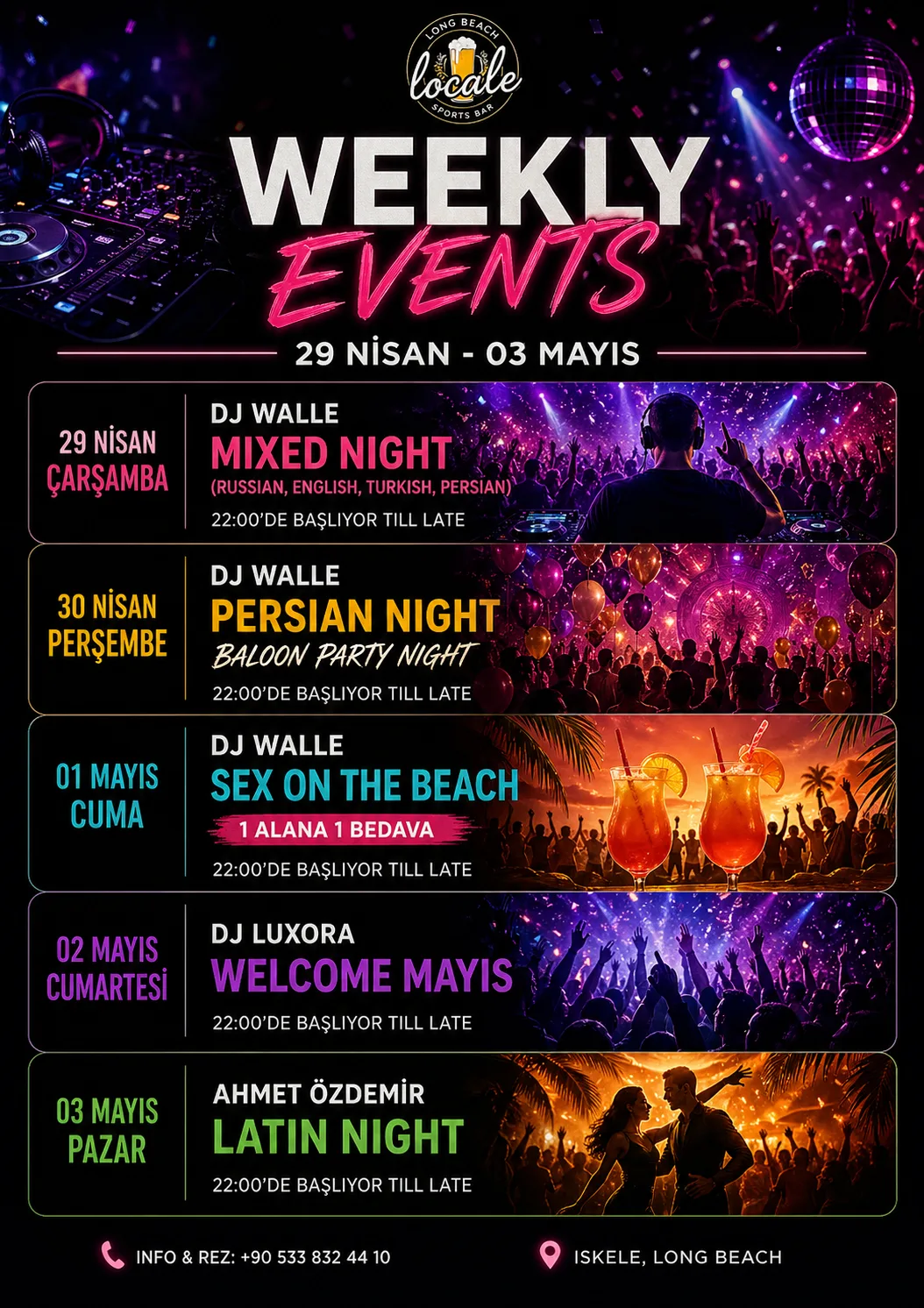 Locale Sports Bar – Party